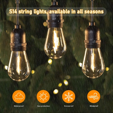 LED户外灯 - HCP090 S14合规圆线高压灯串